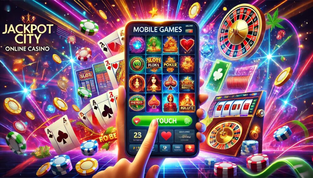 Mobile Games at JackpotCity Online Casino